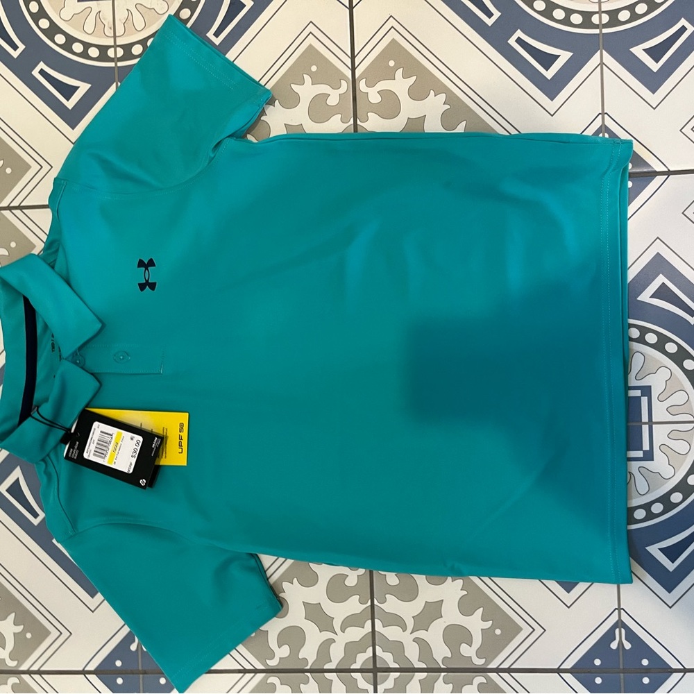Under Armour Turquoise Polo Shirt